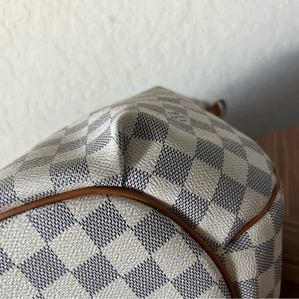 Louis Vuitton Damier Azur Riviera MM Zipper Handbag - Picture 8 of 16